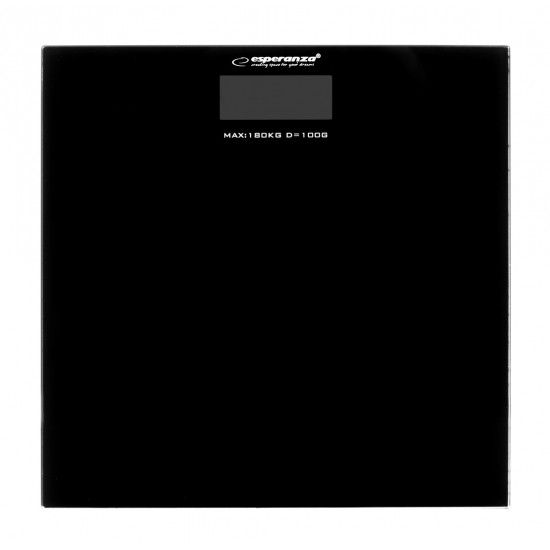 BATHROOM SCALE AEROBIC BLACK EBS002K