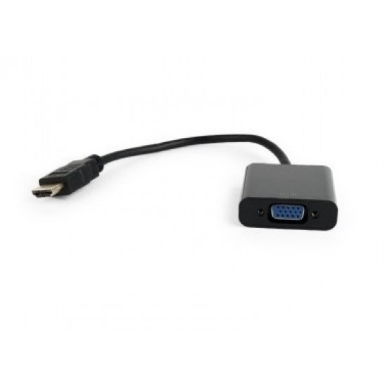 Gembird A-HDMI-VGA-04 video cable adapter 0.15 m VGA (D-Sub) HDMI Type A (Standard) Black