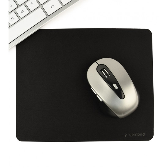 Gembird MP-S-G mouse pad, microguma, black