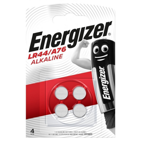 ENERGIZER ALKALINE SPECIALTY BATTERIES LR44/ A76 4 PIECES 1,5V