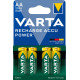 VARTA HR6 AA Recharge Accu Power 2100 mAh 56706 Rechargeable batteries 4 pc(s) Green, Yellow