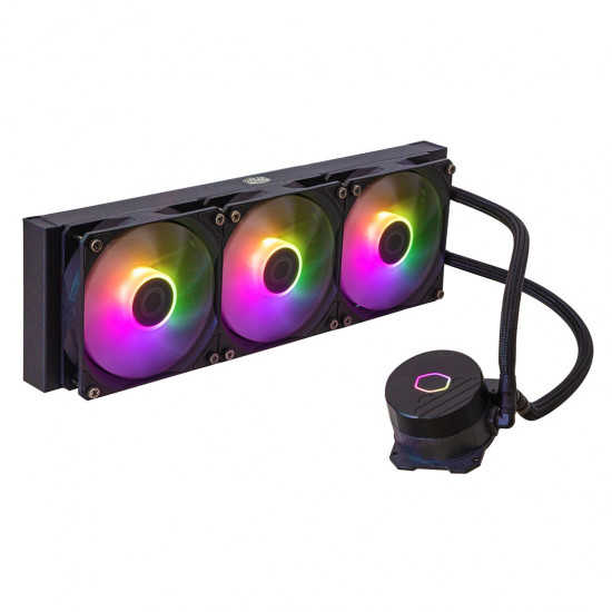 Cooler Master MasterLiquid 360L Core ARGB Processor Liquid ooling kit 12 cm Black