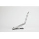 POUT EYES 3 ANGLE Aluminum portable laptop stand silver