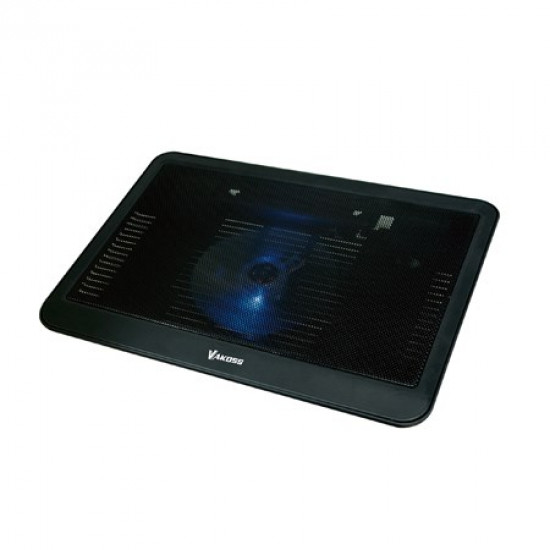 Vakoss LF-1854LK notebook cooling pad 43.2 cm (17") Black