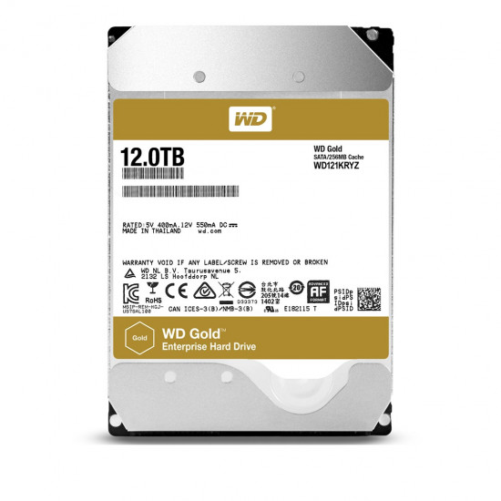 Western Digital Gold 3.5" 12000 GB Serial ATA III