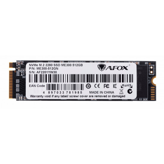 SSD drive ME300 M.2 PCI-Ex4 512GB TLC 2.5 GB/s NVMe