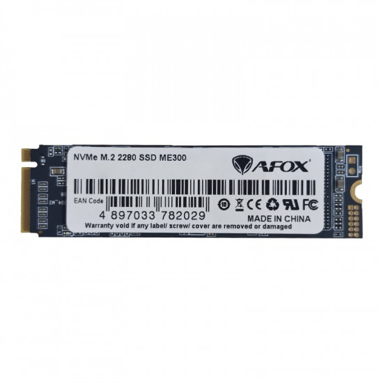 AFOX ME300-256GN internal solid state drive M.2 256 GB PCI Express 3.0 3D NAND NVMe