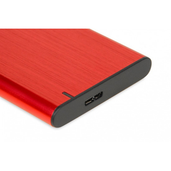 iBox HD-05 HDD/SSD enclosure Red 2.5"