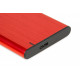 iBox HD-05 HDD/SSD enclosure Red 2.5"