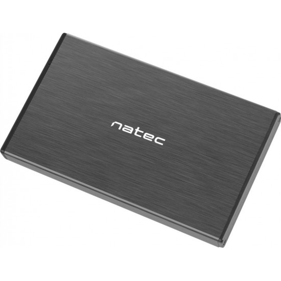 NATEC RHINO GO enclosure USB 3.0 for 2.5'' SATA HDD/SSD, black Aluminum