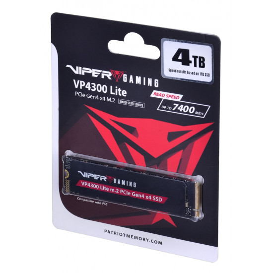 SSD Patriot Viper VP4300L M.2 PCI-Ex4 NVMe 4TB