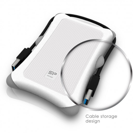 Silicon Power Armor A30 external hard drive 1000 GB White