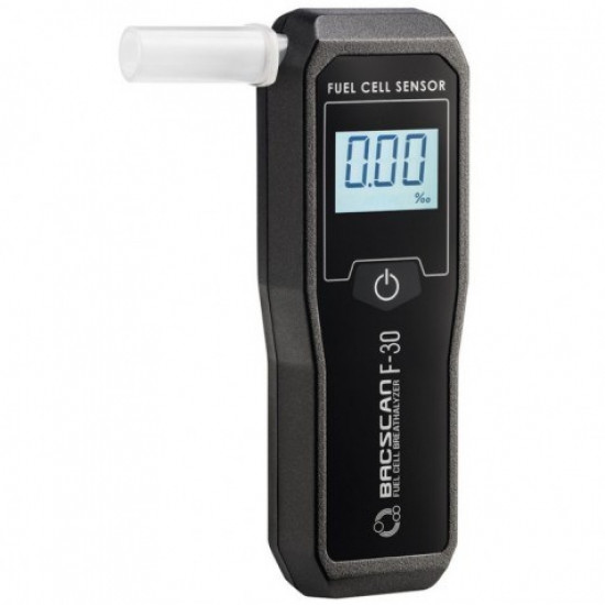 HI-TECH MEDICAL BACSCAN F-30 alcohol tester 0 - 4% Black