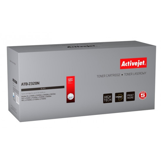 Activejet ATB-2320N toner (replacement for Brother TN-2320 Supreme 2600 pages black)