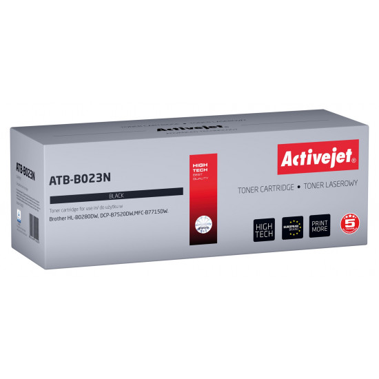 Activejet ATB-B023N toner (replacement for Brother TN-B023 Supreme 2000 pages black)