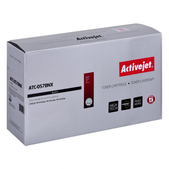 Activejet ATC-057BNX toner for Canon printers Replacement Canon CRG-057HBK Supreme 10,000 pages black, with CHIP