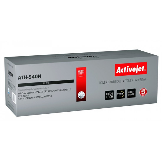 Activejet ATH-540N toner (replacement for HP 125A CB540A, Canon CRG-716B Supreme 2400 pages black)