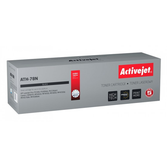 Activejet ATH-78N toner (replacement for HP 78A CE278A, Canon CGR-728 Supreme 2500 pages black)