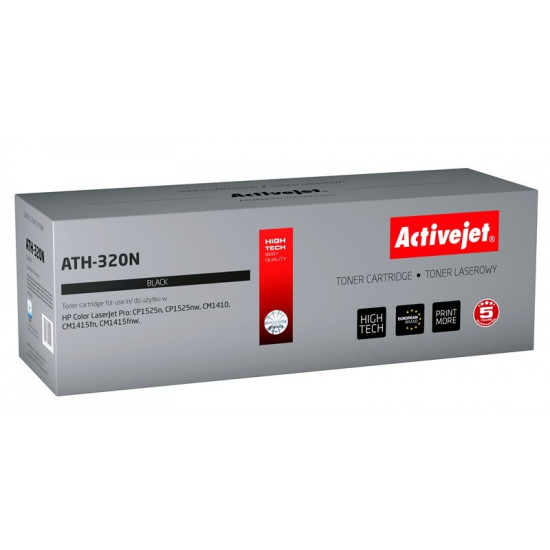 Activejet ATH-320N toner (replacement for HP 128A CE320A Supreme 10000 pages black)