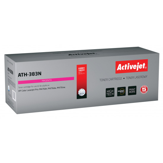 Activejet ATH-383N toner (replacement for HP CF383A Supreme 2700 pages magenta)