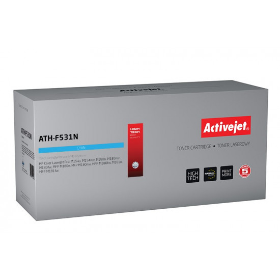 Activejet ATH-F531N toner (replacement for HP 205A CF531A Supreme 900 pages cyan)