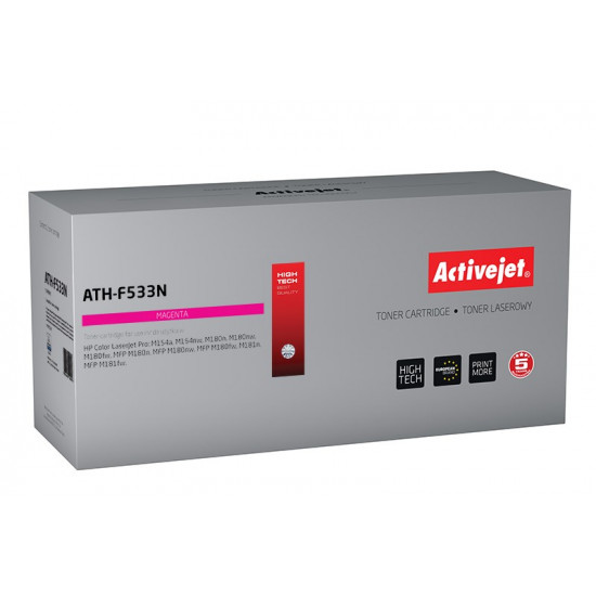 Activejet ATH-F533N toner (replacement for HP 205A CF533A Supreme 900 pages magenta)