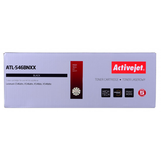 Activejet ATL-546BNXX Toner cartridge for Lexmark printers Replacement Lexmark C546U1KG Supreme 8000 pages black