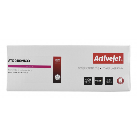 Activejet ATX-C400MNXX toner (replacement for Xerox 106R03535 Supreme 8000 pages Purple)