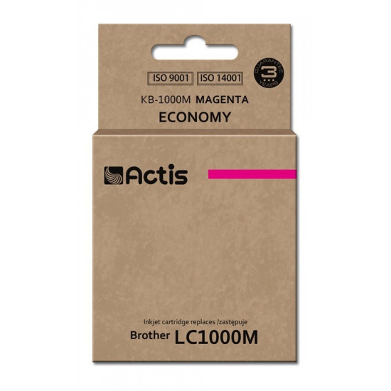 Actis KB-1000M ink (replacement for Brother LC1000M/LC970M Standard 36 ml magenta)
