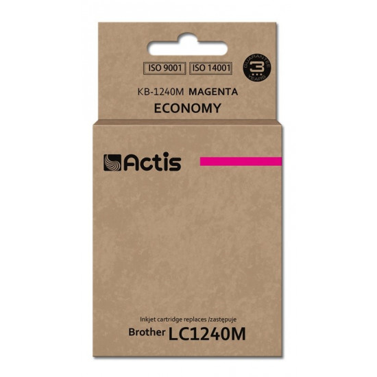 Actis KB-1240M ink for Brother printer Brother LC1240M/LC1220M replacement Standard 19 ml magenta.