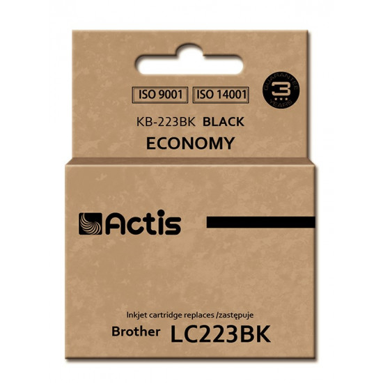 Actis KB-223BK ink (replacement for Brother LC223BK Standard 16 ml black)