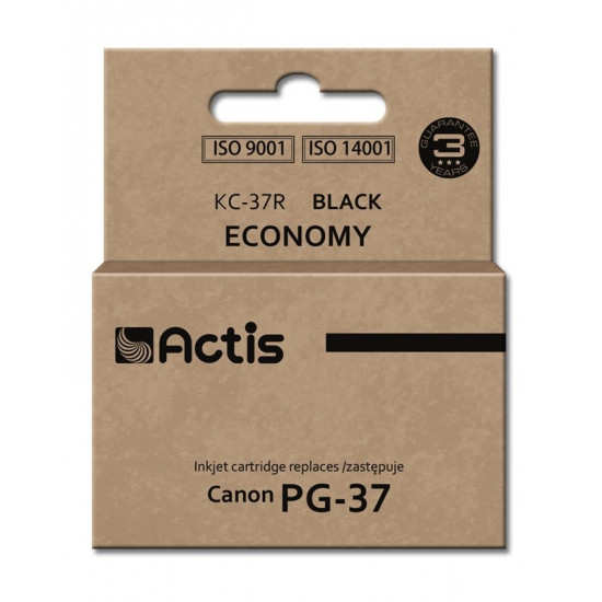 Actis KC-37R ink (replacement for Canon PG-37 Standard 12 ml black)