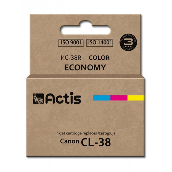 Actis KC-38R ink (replacement for Canon CL-38 Standard 12 ml color)