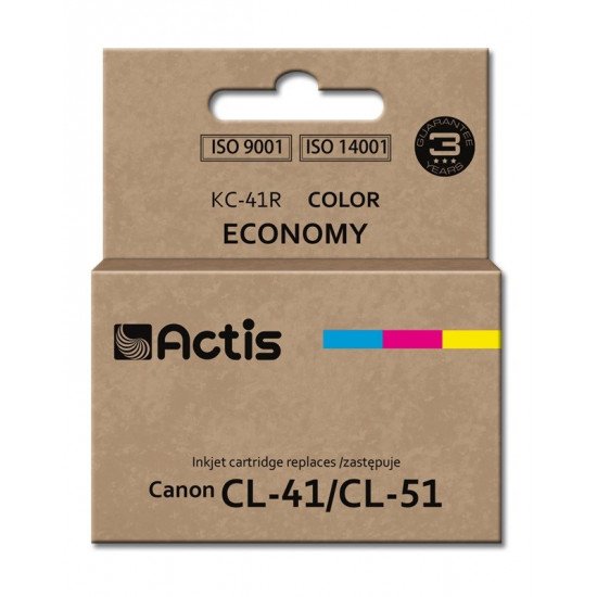 Actis KC-41R ink (replacement for Canon CL-41/CL-51 Standard 18 ml color)