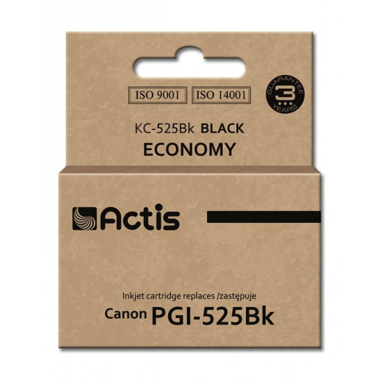 Actis KC-525BK ink (replacement for Canon PGI-525Bk Standard 20 ml black (with chip)