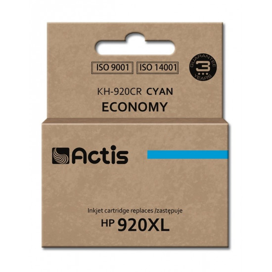 Actis KH-920CR ink (replacement for HP 920XL CD972AE Standard 12 ml cyan)