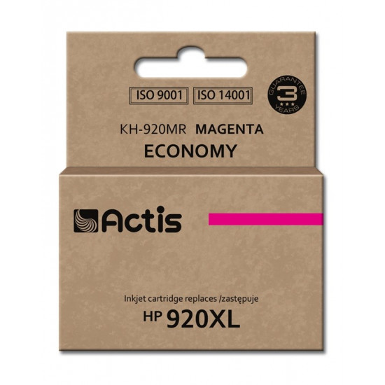 Actis KH-920MR ink (replacement for HP 920XL CD973AE; Standard; 12 ml; magenta)