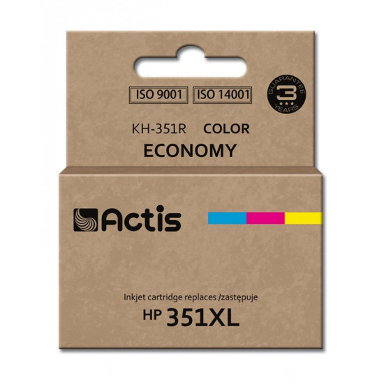 Actis KH-351R ink (replacement for HP 351XL CB338EE Standard 21 ml color)