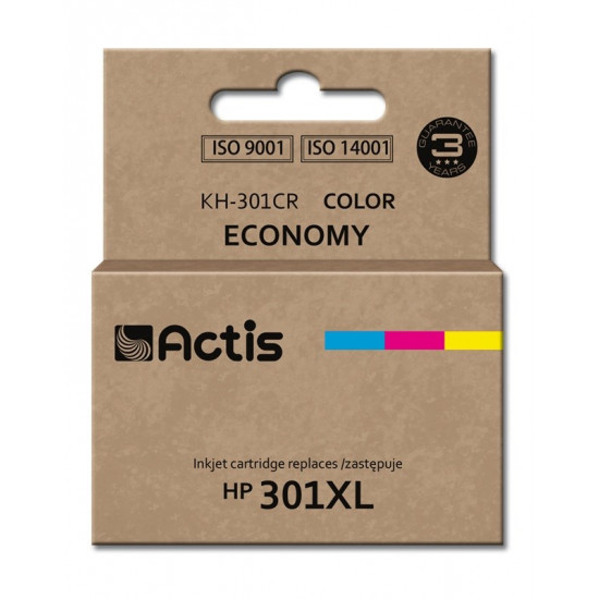 Actis KH-301CR ink (replacement for HP 301XL CH564EE Standard 21 ml color)