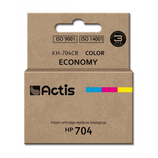 Actis KH-704CR ink (replacement for HP 704 CN693AE Standard 9 ml color)