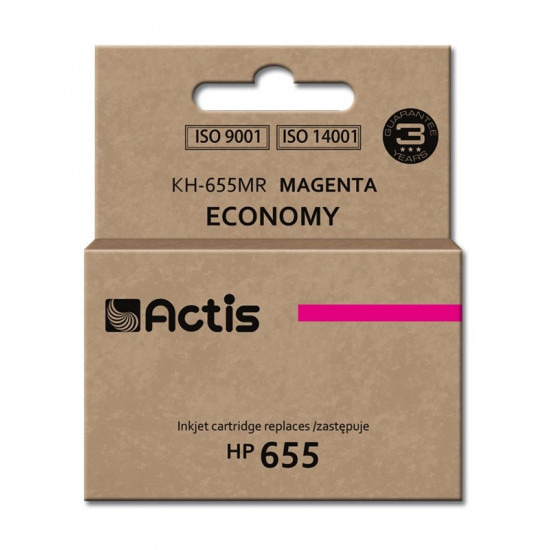 Actis KH-655MR ink (replacement for HP 655 CZ111AE Standard 12 ml magenta)