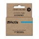 Actis KH-933CR ink (replacement for HP 933XL CN054AE Standard 13 ml cyan)