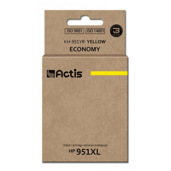 Actis KH-951YR ink (replacement for HP 951XL CN048AE; Standard; 25 ml; yellow)