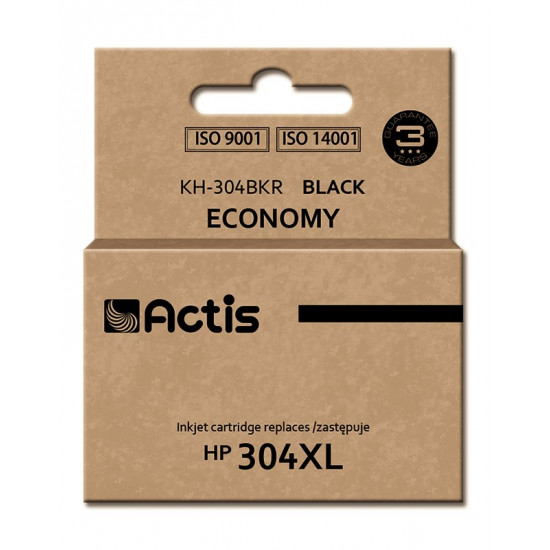 Actis KH-304BKR ink (replacement for HP 304XL N9K08AE Premium 15 ml black)