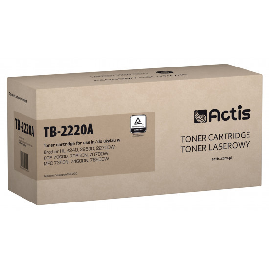 Actis TB-2220A toner (replacement for Brother TN2220 Standard 2600 pages black)