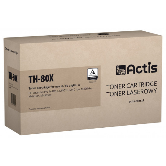 Actis TH-80X toner (replacement for HP 80X CF280X Standard 6900 pages black)