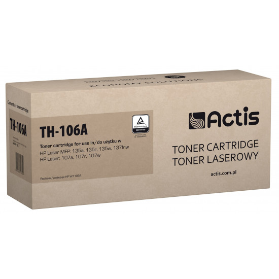 Actis TH-106A toner (replacement for HP 106A W1106A Standard 6000 pages black)