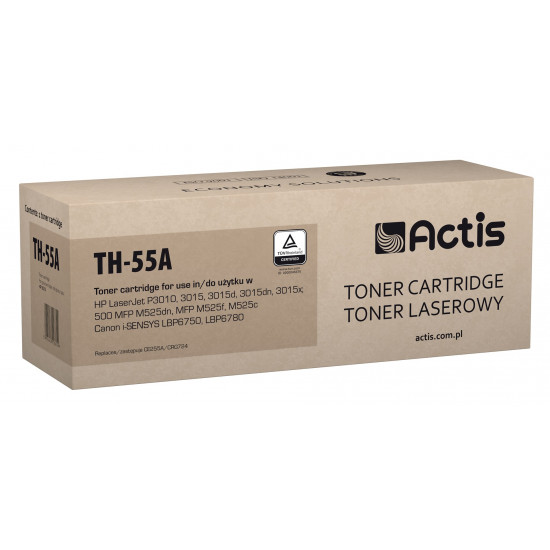 Actis TH-55A toner (replacement for HP 55A CE255A Standard 6000 pages black)