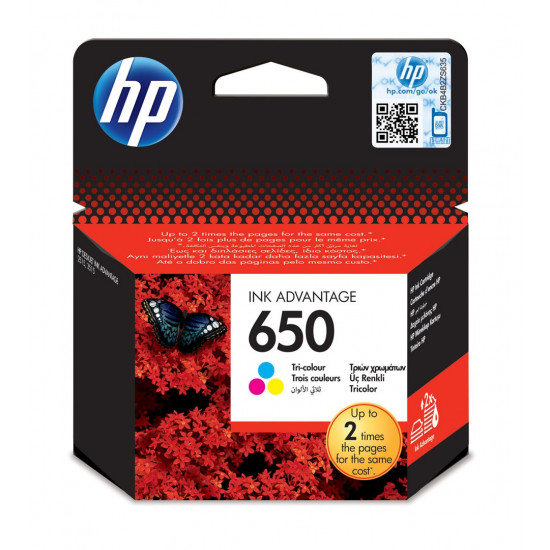 HP 650 Original Cyan,Magenta,Yellow 1 pc(s)