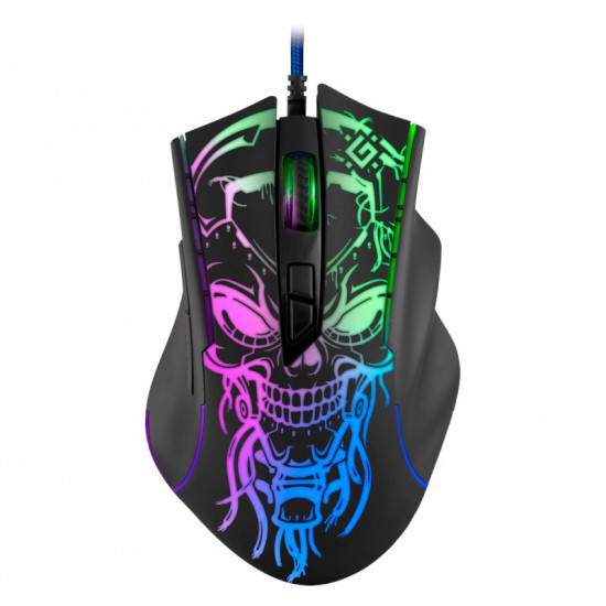 Gaming, optic, wired mouse DEFENDER GM-928 BULLETSTORM 7200dpi 7P illuminate